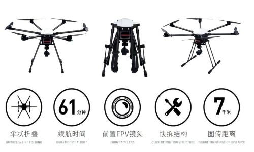 M3.5 MP35 LG55 200m MESH自组网 通讯中继迈优威系留无人机