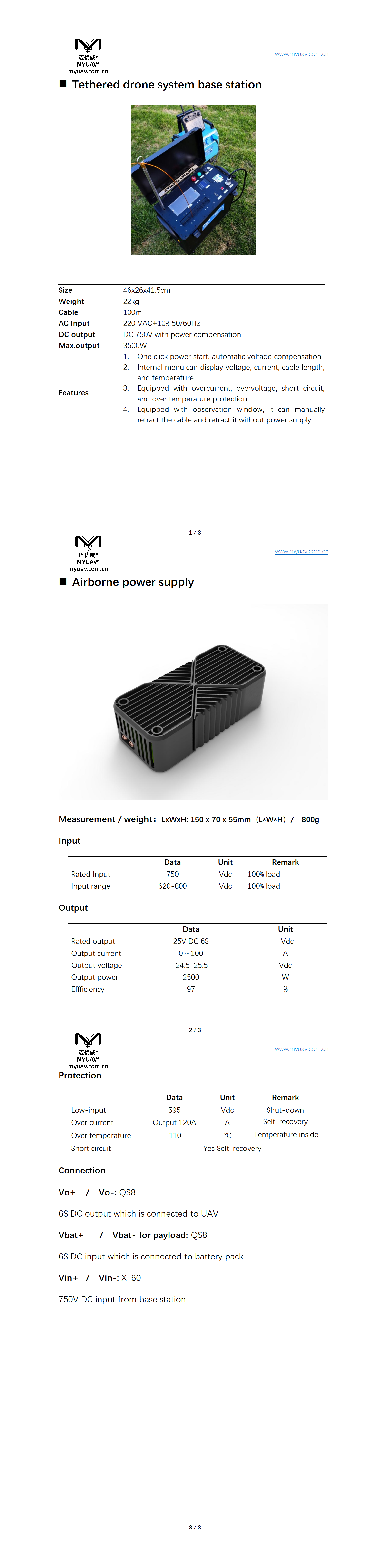 2.5kw 6S Tether drone solution 2023.8.24_01.png