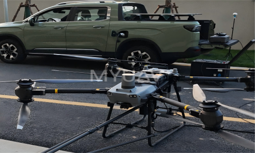 Synergistic Application of MYUAV Dual Tethered Cleaning UAV and Radar Pure Electric Pickup Trams